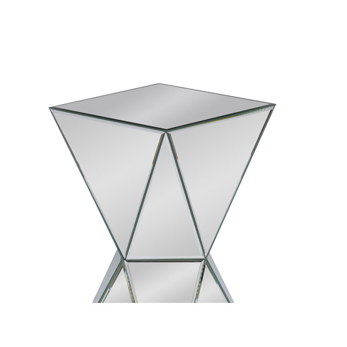 Mercer41 Aracely 24'' Tall Tray Top Block End Table & Reviews Wayfair